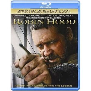 Robin Hood Blu-ray Director's‎ Cut Unrated Theatrical Russell Crowe Movie